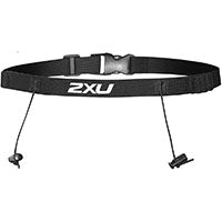 Front view of unisex 2XU nutrition race belt (7031674470562)